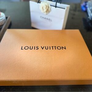 Empty Louis Vuitton Orange Box